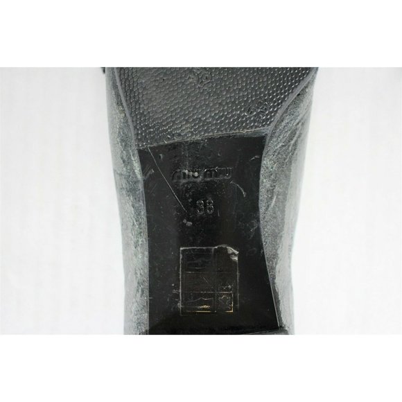 Miu Miu Jeweled Loafers Flats Made In Italy K238 - Picture 8 of 9